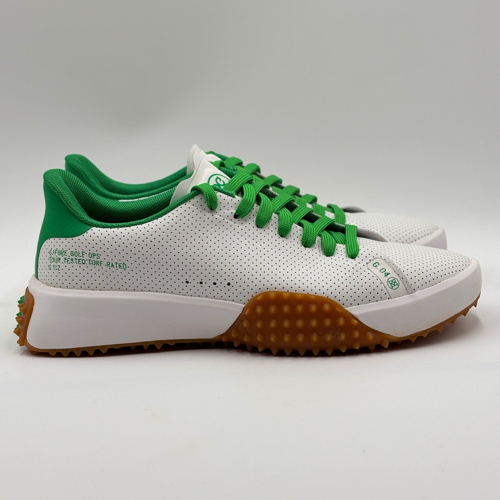 G/FORE G.112 Golf Shoes Womens 9.5 Snow Clover Green Spiked GLF000042 Kiltie - Picture 4 of 13